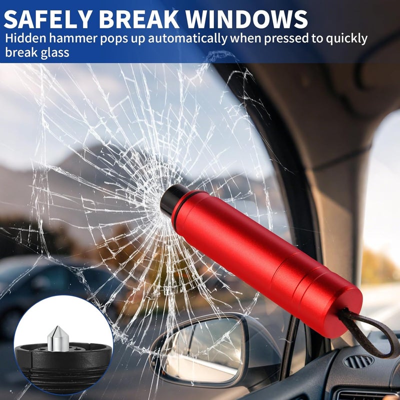 Frontline Window Breaker and Seatbelt Cutter (2 Pack) Car Window Glass Breaker Safey Hammer Emergency Escape Tool Car Accessories - Image 2
